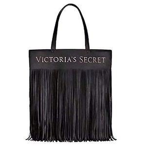 NWT Victoria’s Secret Black Fringe Purse